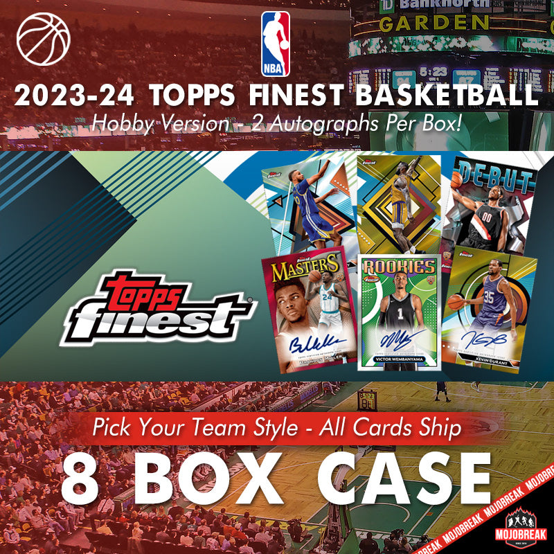 2023-24 Topps Finest Basketball Hobby 8 Box Case Pick Your Team #1