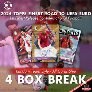 2024 Topps Finest Road To UEFA Euro Soccer 4 Box Random Team #2