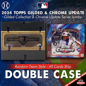 2024 Topps Gilded & Chrome Update Jumbo MLB Double Case Random Team #1