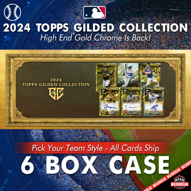 2024 Topps Gilded Collection Baseball 6 Box Case Pick Your Team #3