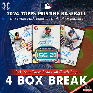 2024 Topps Pristine Baseball Hobby 4 Box Pick Your Team #11