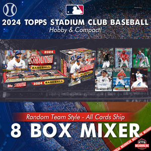 2024 Topps Stadium Club MLB Hobby & Compact 8 Box Mixer Random Team #2