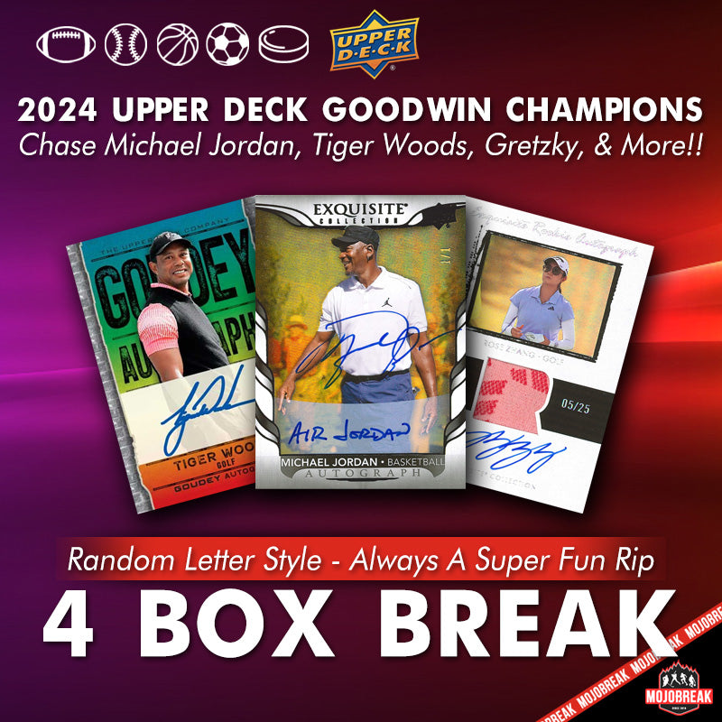 2024 Upper Deck Goodwin Champs 4 Box Random Letter #4