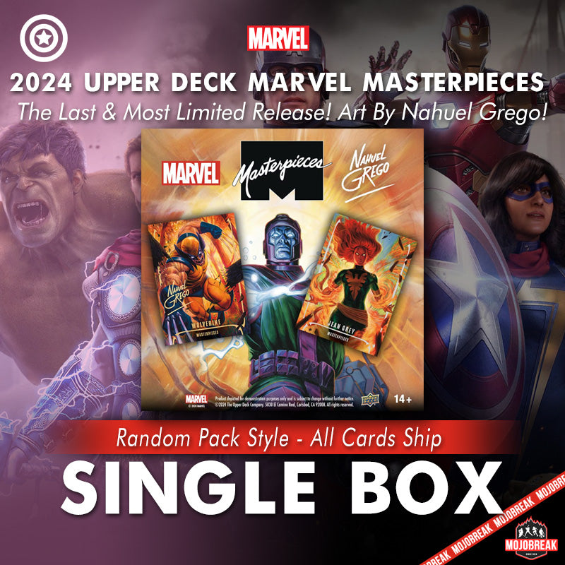 2024 Upper Deck Marvel Masterpieces Nahuel Grego Single Box Random Pack #1