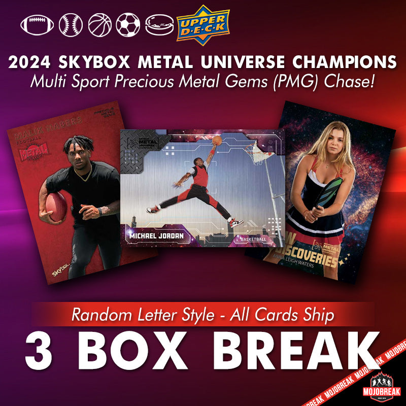 2024 Upper Deck Skybox Metal Universe Champions 3 Box Random Letter #9