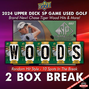 2024 Upper Deck SP Game Used Golf 2 Box Hit Random #1