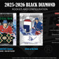 2025-26 Upper Deck Black Diamond Hockey 5 Box Half Case Pick Your Team #3