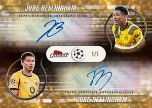 2025/26 Topps UEFA Club Competitions Finest Soccer Hobby 4 Box Pick Your Team #1