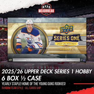 2025/26 Upper Deck Series One NHL Hockey Hobby 6 Box Random Team #1