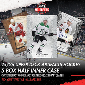 2025-26 Upper Deck Artifacts Hockey 5 Box Pick Your Team #1