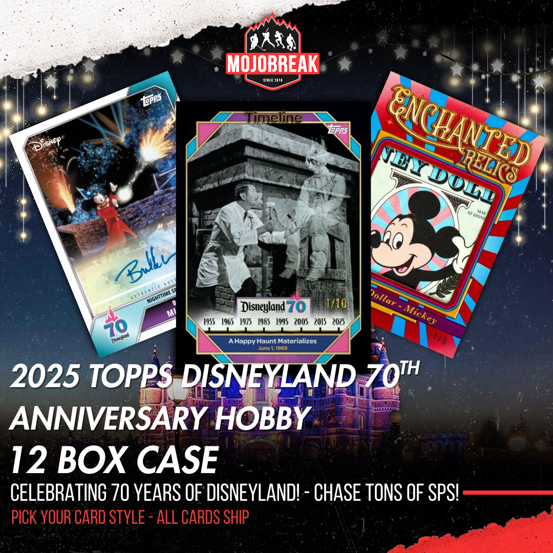 2025 Topps Disneyland 70th Anniversary Hobby 12 Box Case Pick Your Card #1
