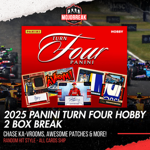 2025 Panini Turn Four Racing Hobby 2 Box Hit Random #7