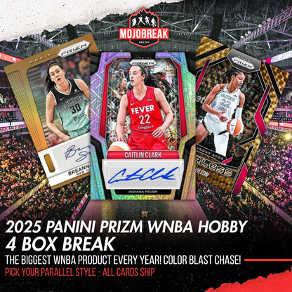 2025 Panini Prizm WNBA Hobby 4 Box Pick Your Parallel #1