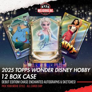 2025 Topps Wonder Disney Hobby 12 Box Pick Your Movie #2