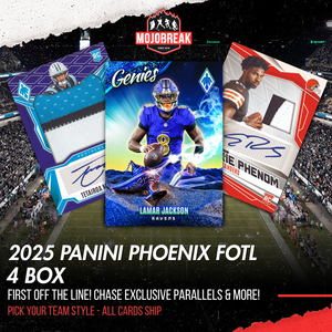 2025 Panini Phoenix Football FOTL 4 Box Pick Your Team #3