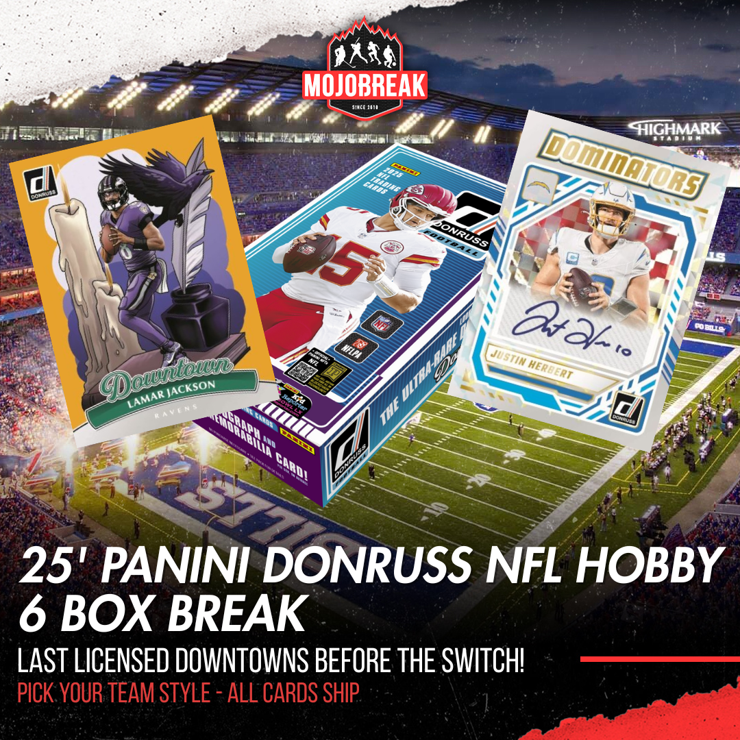 2025 Panini Donruss Football Hobby 6 Box Pick Your Team #10