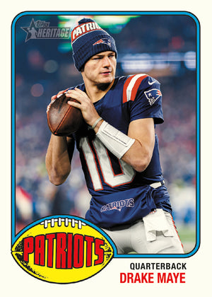2026 Topps Heritage Football Hobby 6 Box Half Case Random Team #1
