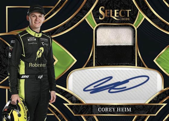 2026 Panini Select Racing Hobby 3 Box Random Letter #4