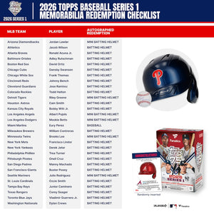 2026 Topps Series 1 Baseball Fanatics Exclusive Value 20 Box Half Case Random Team #1