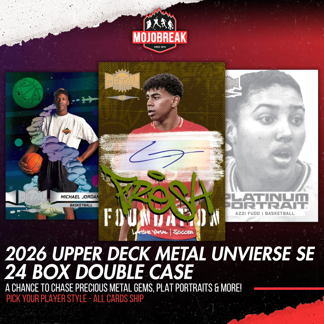 2026 Upper Deck Metal Universe SE Hobby 24 Box Double Case Pick Your Player #1
