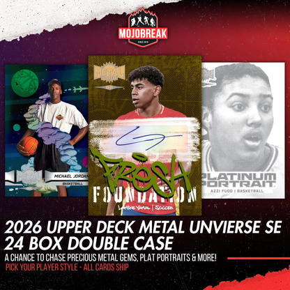 2026 Upper Deck Metal Universe SE Hobby 24 Box Double Case Pick Your Player #1