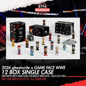 2026 ghostwrite x WWE Game Face 12 Box Single Case Pick Your Wrestler #1
