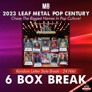 2023 Leaf Metal Pop Century 6 Box Random Letter #6