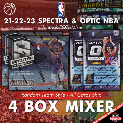 21-22-23 Panini Spectra & Optic NBA FOTL & Hobby 4 Box Mixer RT #1