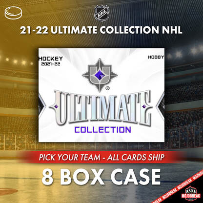 2021/22 Upper Deck Ultimate Collection NHL 8 Box Case #2