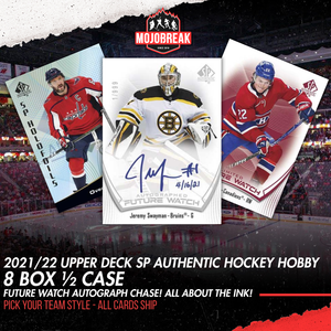 2021/22 Upper Deck SP Authentic Hockey Hobby 8 Box Pick Your Team #4