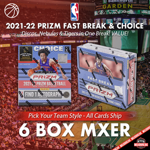 2021-22 Panini Prizm NBA Fast Break & Choice 6 Box Mixer Pick Your Team #5