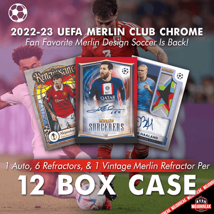 22-23 Topps UEFA Club Competition Merlin Chrome 12 Box Case #16