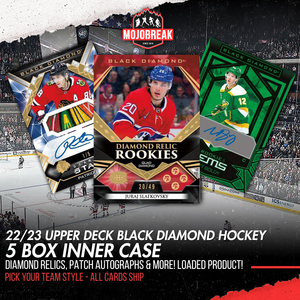 2022/23 Upper Deck Black Diamond NHL 5 Box Case Pick Your Team #18