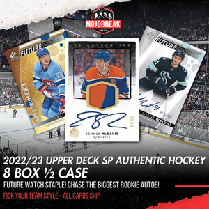 2022/23 Upper Deck SP Authentic Hockey 8 Box Half Case Pick Your Team #2