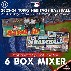 23-24 Topps Heritage Hobby & High Number MLB 6 Box Mixer Random Team #2