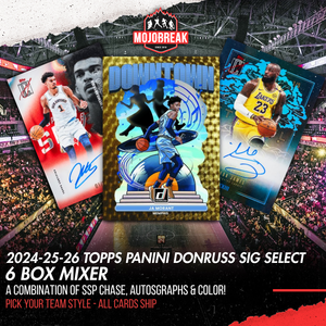 24-25-26 Topps & Panini Donruss Signature Select 6 Box Mixer Pick Your Team #1