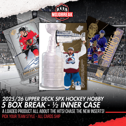 2025/26 Upper Deck SPx Hockey Hobby 5 Box Pick Your Team #2