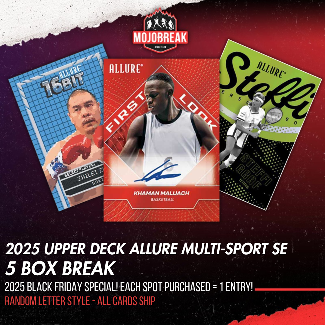 2025 CYBER MONDAY BREAK - 2025 UD Allure SE Multi-Sport 5 Box Random Letter #11