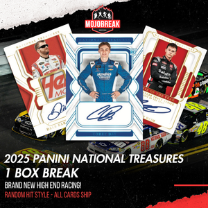 2025 Panini National Treasures Racing Hobby 1 Box Hit Random #1