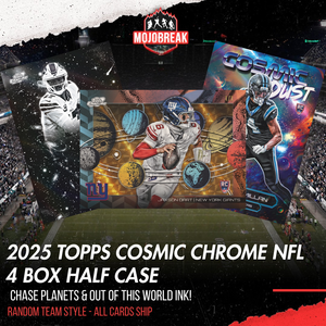 2025 Topps Cosmic Chrome Football Hobby 4 Box Half Case Random Team #2