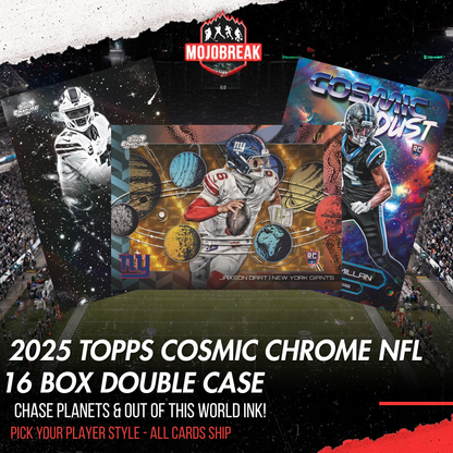 2025 Topps Cosmic Chrome Football 16 Box Double Case Pick Your Player #2 (Listing 1 Of 2)
