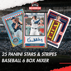 2025 Panini Stars and Stripes USA Baseball Mixer 6 Box Pick Your Letter #1
