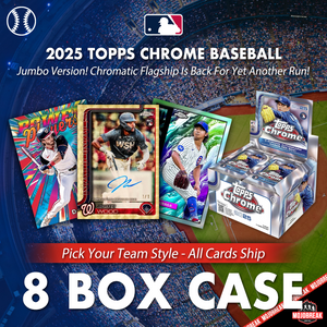 2025 Topps Chrome Baseball Jumbo 8 Box Case Pick Your Team #4