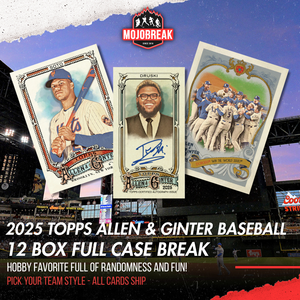 2025 Topps Allen & Ginter Hobby 12 Box Case Break Pick Your Team #1