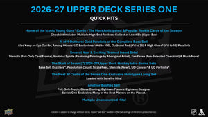 2026/27 Upper Deck Series 1 Hockey Hobby 12 Box Case Pick Your Team #1