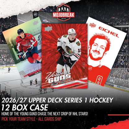 2026/27 Upper Deck Series 1 Hockey Hobby 12 Box Case Pick Your Team #2