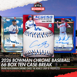 2026 Bowman Chrome Baseball Hobby Delight 66 Box Ten Case Pick Your Player #1 (Listing 1 of 3)
