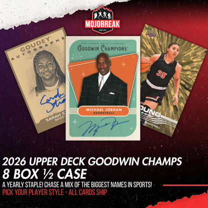 2026 Upper Deck Goodwin Champs 8 Box Half Case Pick Your Player #3