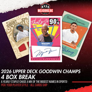 2026 Upper Deck Goodwin Champs 4 Box Pick Your Player #3