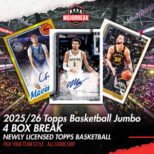 2025-26 Topps Basketball Jumbo 4 Box Half Case Pick Your Team #2